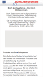 Mobile Screenshot of buerk-zeitsysteme.de